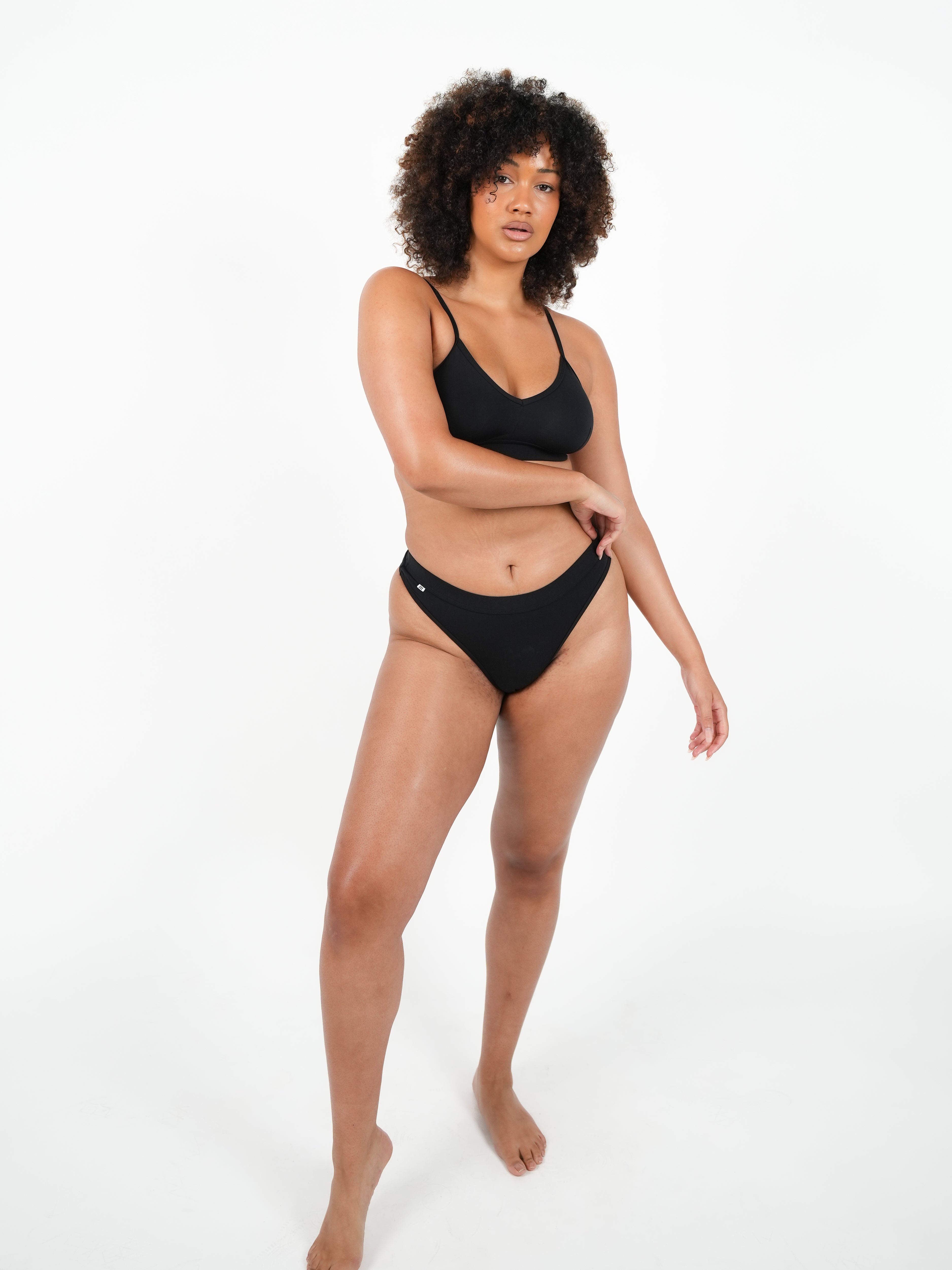 Thong 3 Pack - Pitch Black
